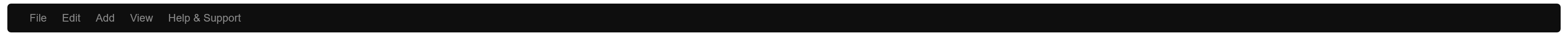 Menus / nav